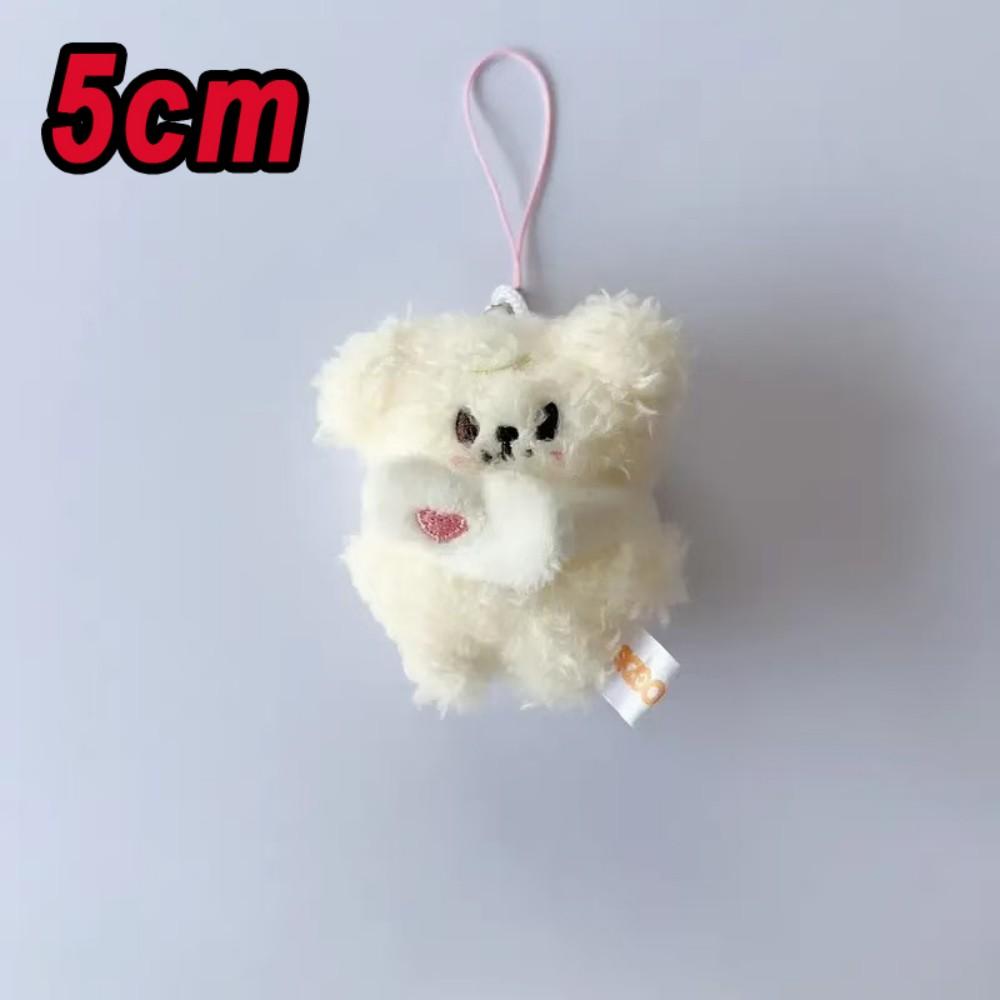 *5cm Straykids Mini Keychain Plush Doll Pendant FM Doll Creative Doll Bag Pendant Children's Fans Cute Gift