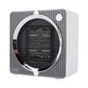   Space Heater for Indoor Use   Fast Heating Quiet Portable Desktop Heater Fan for Bedroom Bathroom  