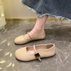 Simple Round Head Evening Breeze Gentle Doudou Shoes Women's 2025 New Mary Jane Women's Shoes Light Mouth Soft Sole Fashion Single Shoes Women