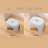 Multifunctional Stackable Plastic Stool for Living Room, Bathroom, or Kids' Room.
