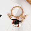 1Pcs 2026 Graduation Key Ring With A Hat And Credentials, Graduation Season Gift Key Ring Pendant, Suitable For Hanging Ba
