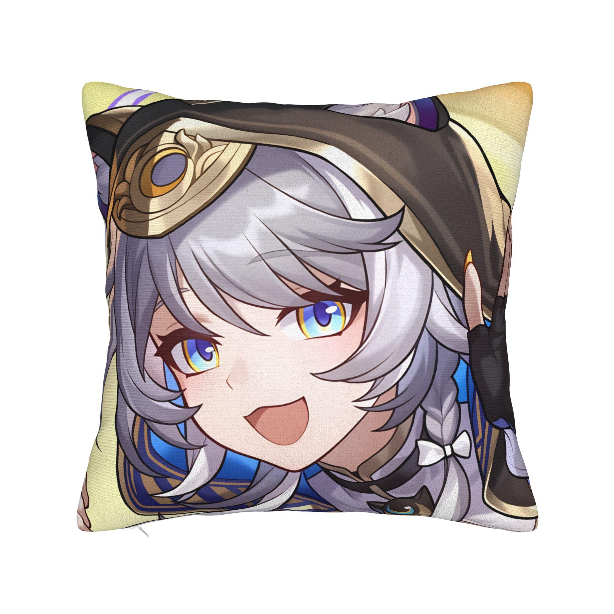 

Honkai Star Rail Pillow Cover Fashion Pillow Case For Sofa Bedroom Home Decor Comfy Cushion Cover Gift 12x12Inch