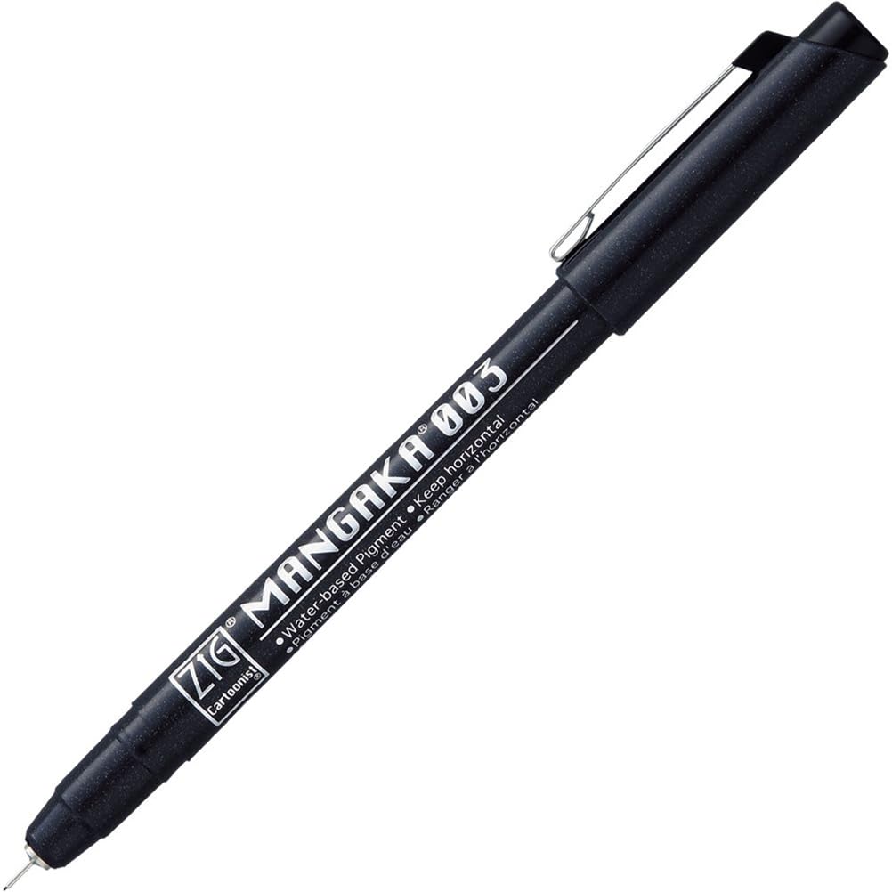 Kuretake ZIG Cartoonist MANGAKA BLACK8V CNM/8VBK