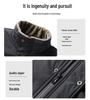 Men's Thickened Fleece-Lined Workwear Vest with Multi-Pockets for Autumn/Winter