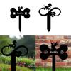 Dog Memorial Stake Pet Grave Marker Dog Lovers Ornament Waterproof Pet Headstone Sign Sympathetic Grave Plaque for Graveyard