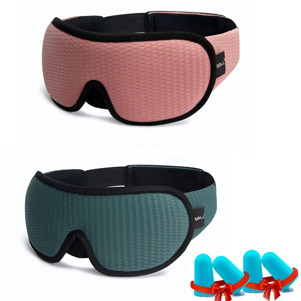 3D Sleeping Mask Block Out Light Sleep Mask for Eyes Soft Sleeping Aid Eye Mask for Travel Eyeshade Night Breathable Slaapmasker