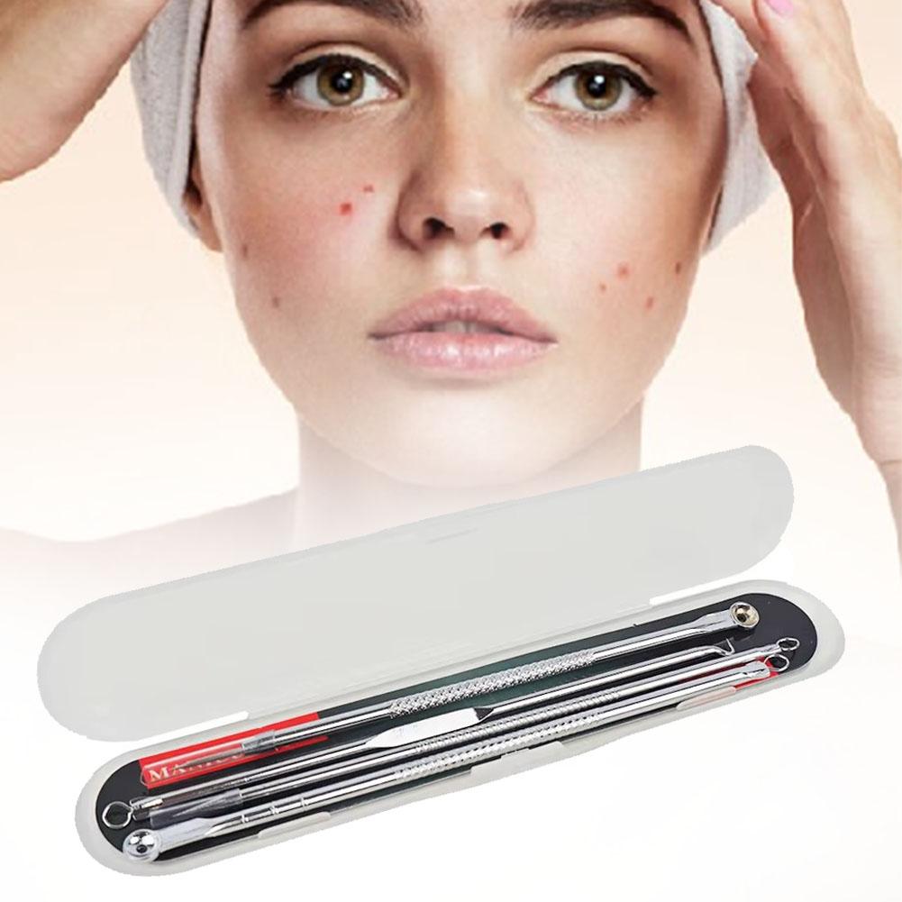 1pc Carbon Steel Antibacterial Blackhead Remover Tool Acne Salon Face Remove Pimples Spots Beau L7C8