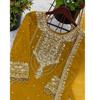Bollywood Faux Georgette Salwar Kameez Sharara Set Indian Women Designer Salwar Suit Dress