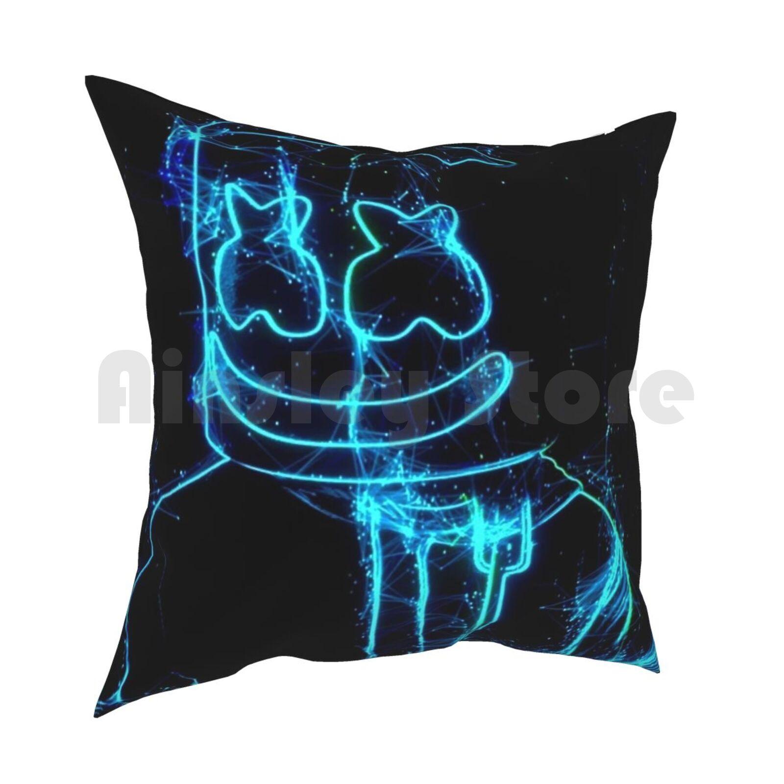 Lighting Pillow Case Printed Home Soft DIY Pillow Cover Dj Dj Music Star Sing Song Light 30x30cm 12x12in