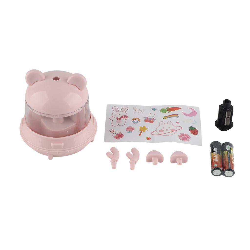 Electric Pencil Sharpener Cartoon Battery Powered Electric Pencil Sharpener for Kid Students
