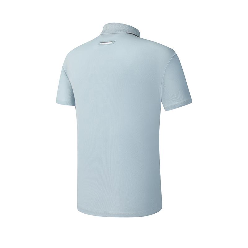 Fila Golf Series Short Sleeve Outdoor Sports Polo Shirt Men Tops Mist-Blue A11M535103F-BU