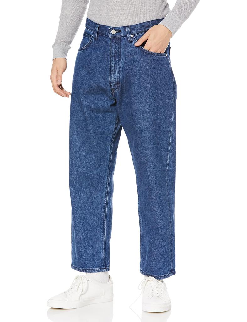 Lee Jeans Light Blue Wide Leg Denim Size Loose Fit [Official] Men's Pants, LM3765,