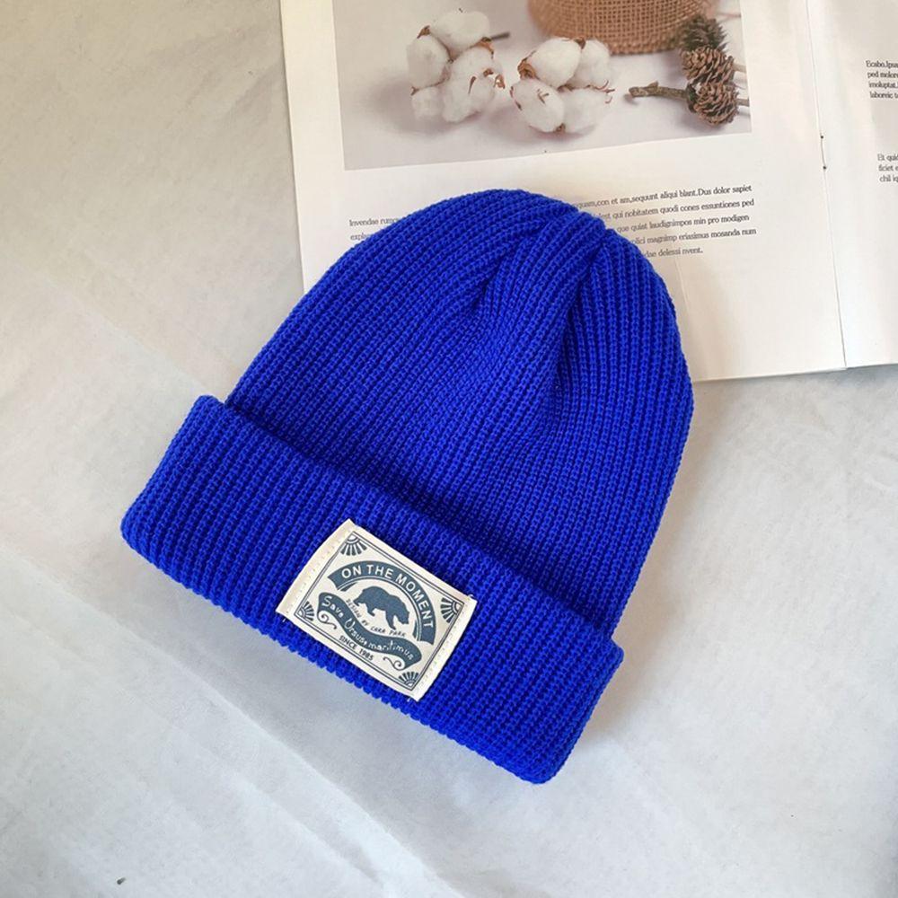 Street wear Solid Colors Knitting Beanie Women Skullies Hat Fashion Design Korean Style Hat