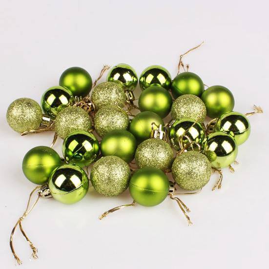 Glittering Baubles Balls Christmas Tree Ornament Xmas Party Hanging Decoration