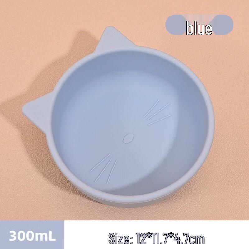 ZISIZ Silicone Kids  Feeding Bowl