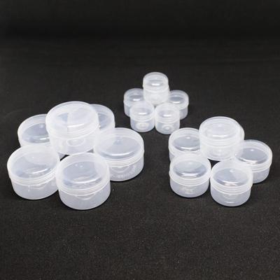 Nsb herbals Klar/Transparent Kombi von 5/10 / 20 g/ml Leeres Glas/Behälter zur Aufbewahrung von Lidschatten, Make-up, Gesichtscreme, Lippenbalsam, Schmuck, Uhr Par