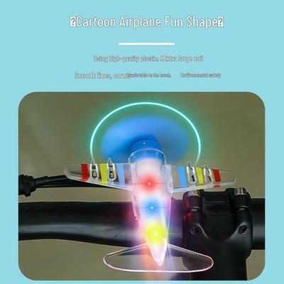 LED Wind-Powered Airplane Car Atmosphere Light Decoration