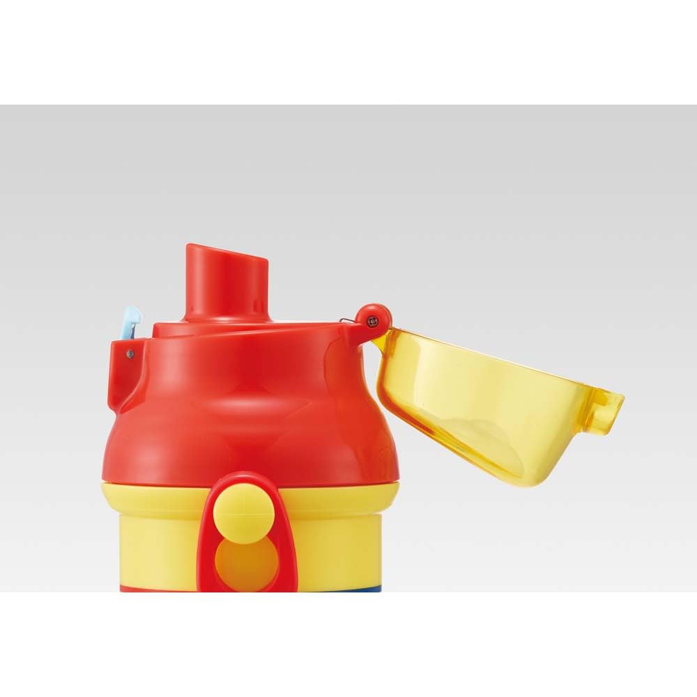 Skater Water Bottle, 480ml, Tomica 24, for Kids, Made of Child-Friendly Plastic, Lightweight, Made In Japan, PSB5SANAG-A