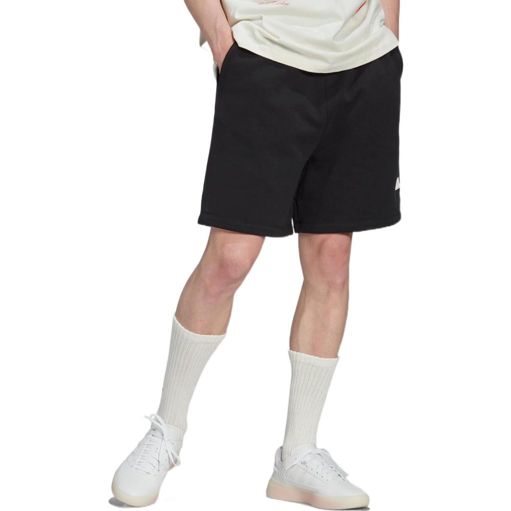 Adidas Solid Color Sports Shorts Men Bottoms Black HG2067