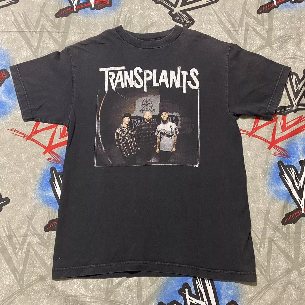 New Popular Transplants Black T-Shirt Cotton Full Size S-5XL