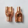 1/4" 3/8" 1/2"  8 16 19 22 25 28.6 -42mm ID Equal Reducer Y-Shaped 3 Way Splitter Copper End Feed Solder Fitting Air Conditioner