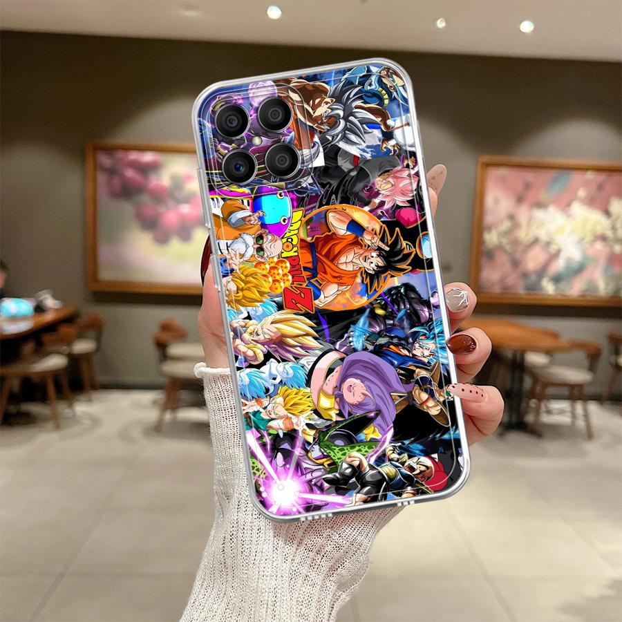 Cartoon Dragon Ball Anime Case for Honor 90 Lite X7b X8a X9b X8b X9a X8 Soft Phone Cover