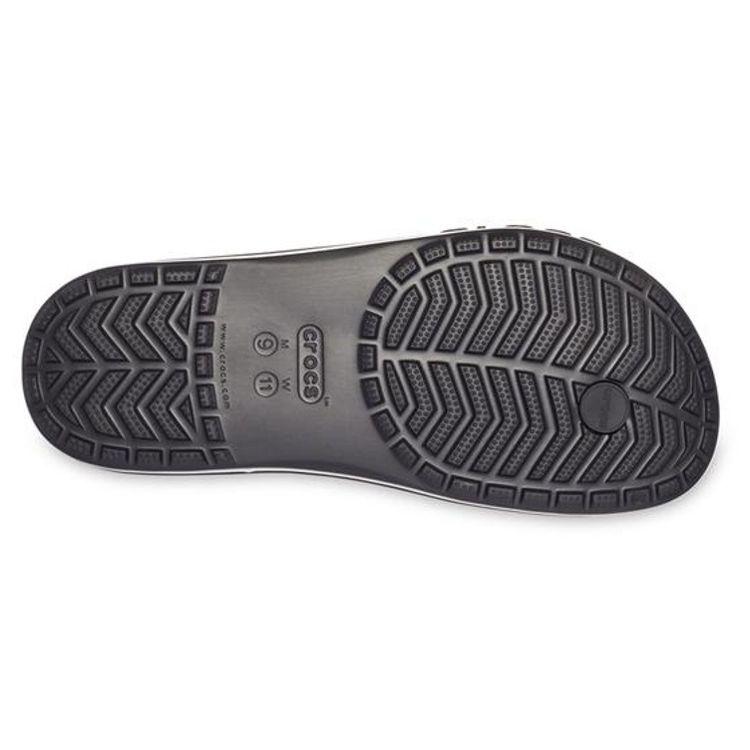 Crocs Crocband Bayar Non-Slip Flip-Flops Unisex Footwear Black 205393-066