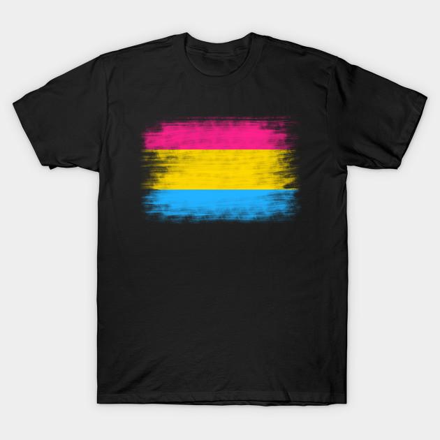 T-shirt alla Moda Unisex Stampa Bandiera Pansexuelle Taglie Forti XS-6XL T-Shirt 100% Cotone Top Scollo Tondo Manica Corta T-shirt