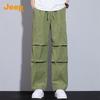 Jeep Men's Loose Straight-Leg Casual Sport Pants