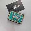 Ethnic Style Card Holder - Multi-layer Premium Hand-feel Vintage Delicate Beaded Zipper Pocket