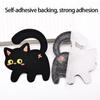 20PCS Black Cats Clothes Sticker Embroidery Patches No Sewing Fabric Stickers For Kids Clothing Backpacks Jackets Repairing