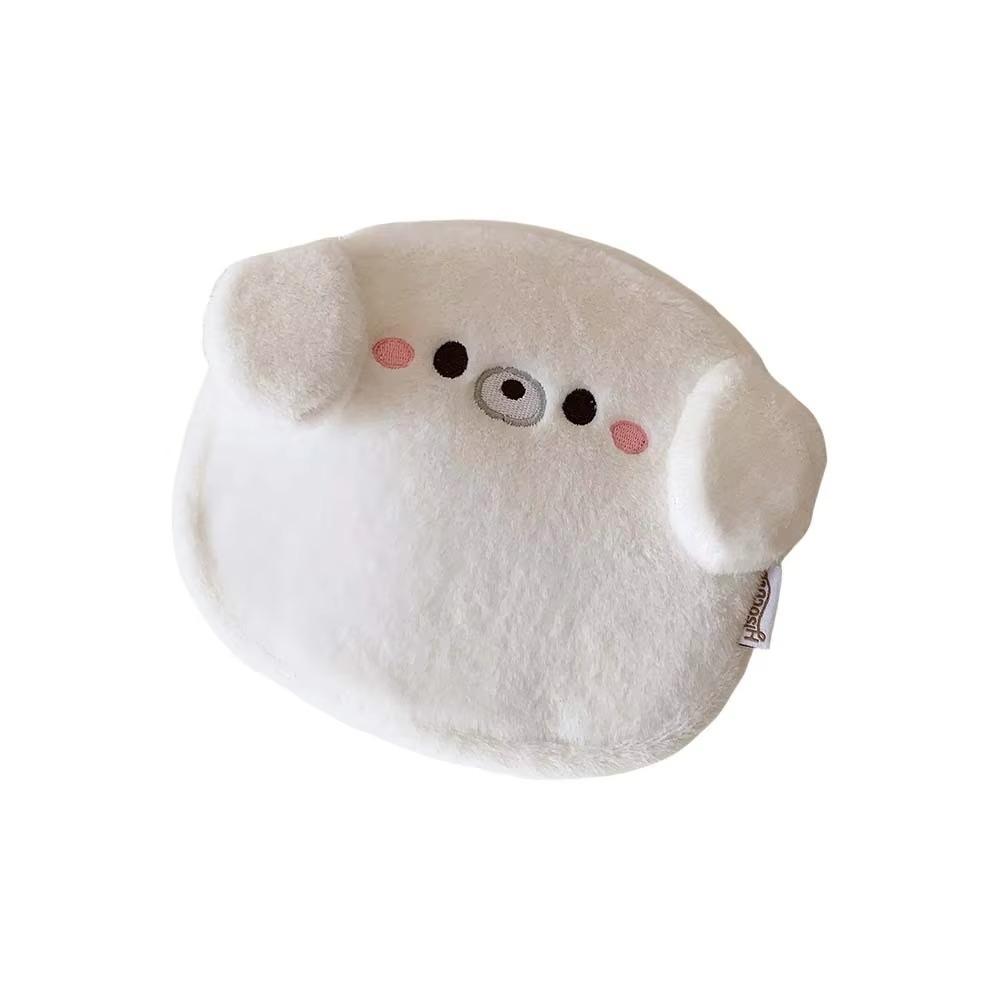 

Cartoon Lips Storage Bag Plush Toiletry Organizer Pouch Card Holder Bags Makeup Bag Women белый