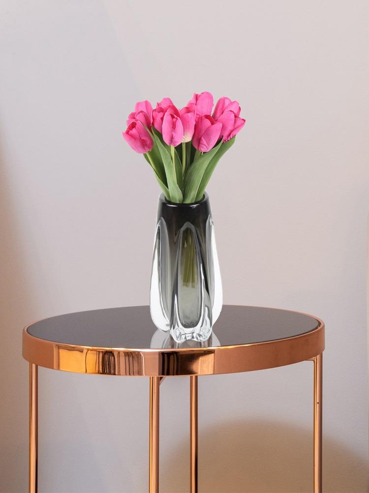 6 Pcs Tulips Artificial Flowers for Decoration Real Looking Fake Tulips Real Touch Flowers Floral Arrangements for Table Home Office Wedding Decor