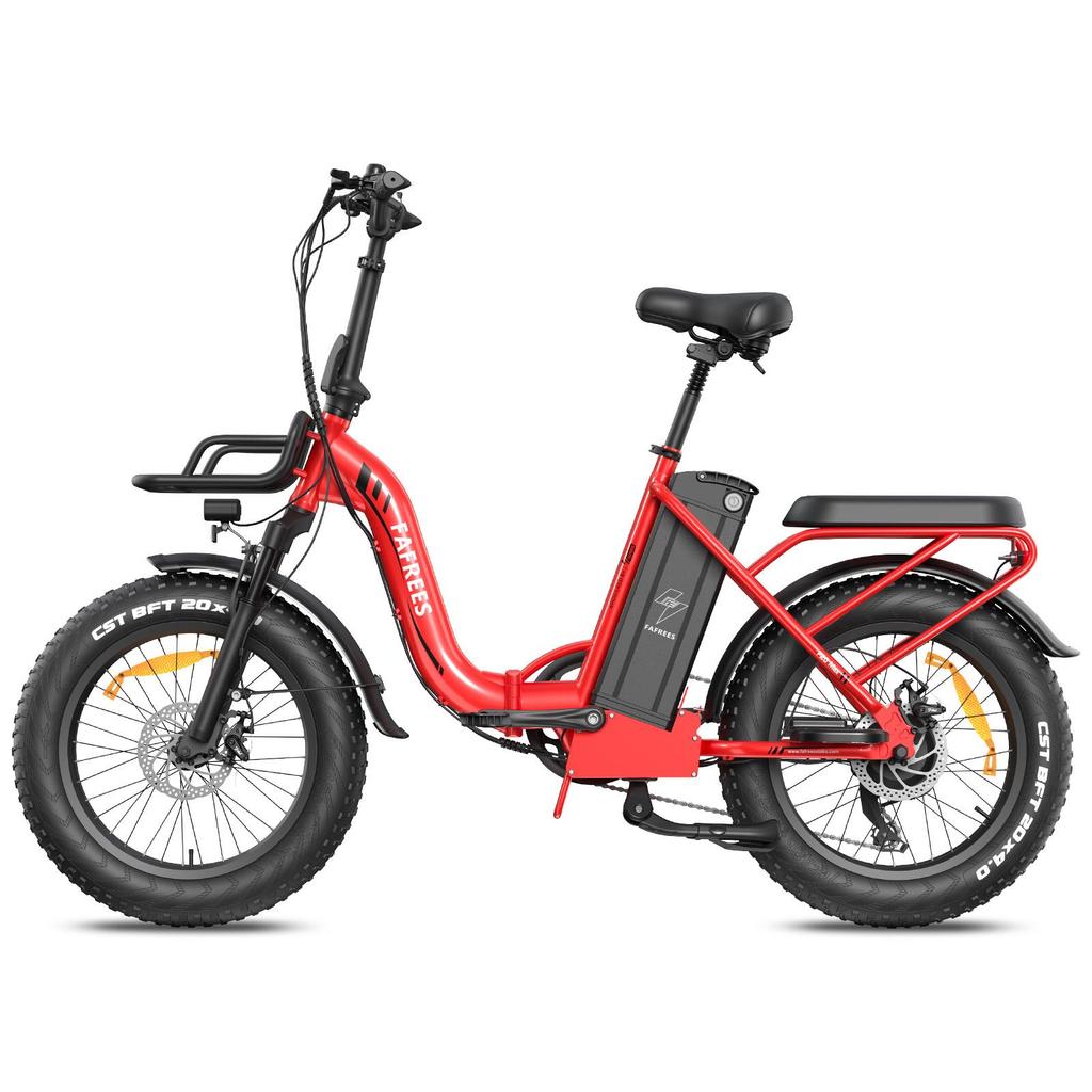 FAFREES F20 Max Elektrofahrrad 500W 48V 30Ah Fat Tire E-Bike 110-150km Reichweite Tiefeinstieg Faltbares E-Bike für Erwachsene Urban/Off-Road Pendeln