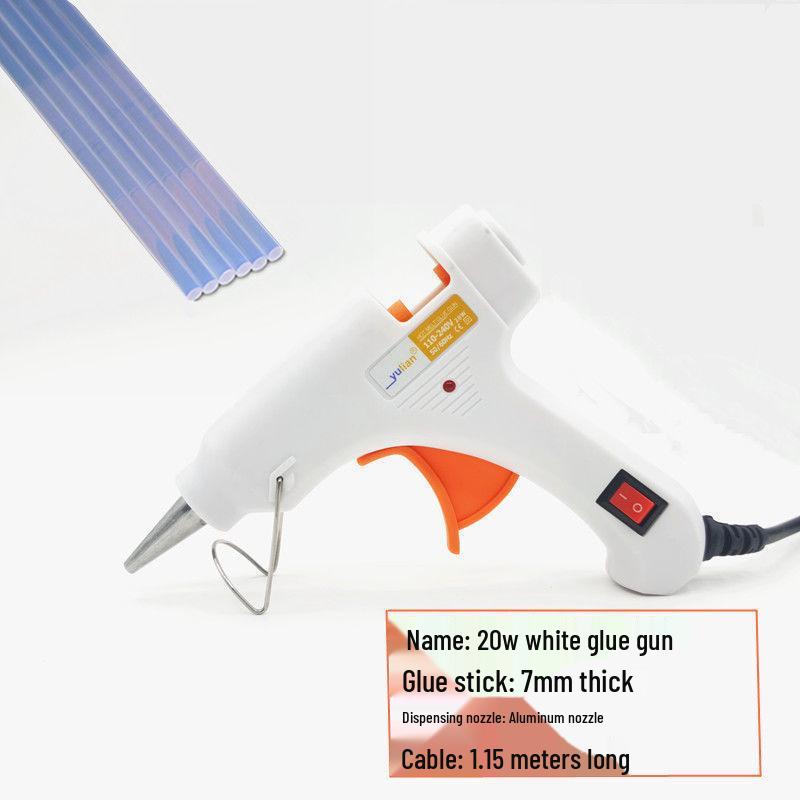 Multi-Color Household Hot Melt Glue Gun with 7/11mm Glue Sticks