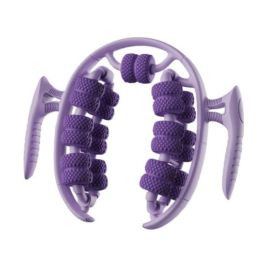 Leg Massage Roller Anti-Cellulite Lymphatic Drainage Deep Tissue Therapy Thighs Arm Back Shoulder Muscle Relaxation Massage Tool with 26 Rollers