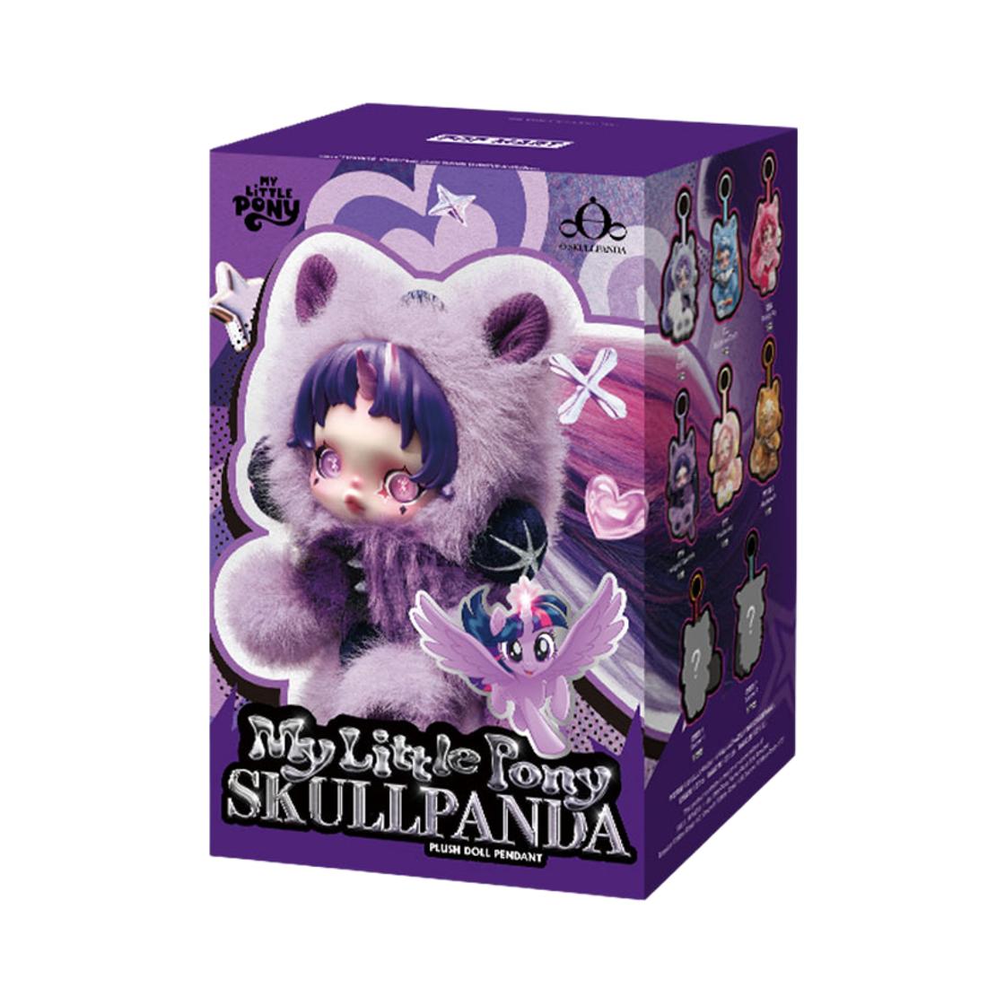 Pop Mart Skullpanda x My Little Pony Серия Плюшевая кукла-подвеска В закрытом кейсе (1 Блайнд-бокс) ONE SIZE