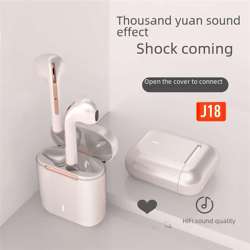 J18 Wireless Bluetooth In-Ear Noise-Reducing Sports Headset - TWS Stereo Hot New Model