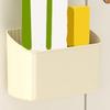 Magnetic Wall Storage Box Large Capacity Plastic Refrigerator Side Organizer for Kitchen Dining
