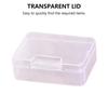 Small Item Organization Containers Sturdy Small Rectangular Clear Containers For Storing Tiny Accessories And Crafts