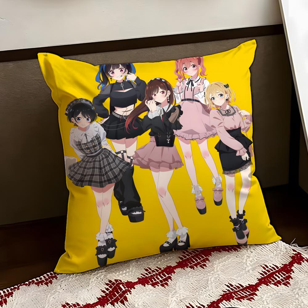 OOkarishimasu Anime Cushion Cover Reversible Soft Durable Pillow Cover Home  Car MultiScene Use for Daily Comfort