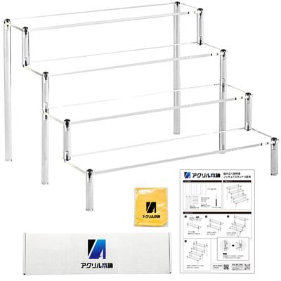 Acrylic Honpo Display Figure Display Collection Acrylic Display Display Base 4 Stand, Stand, Shelf, Stand, Case, Stand, (Clear Tiers)