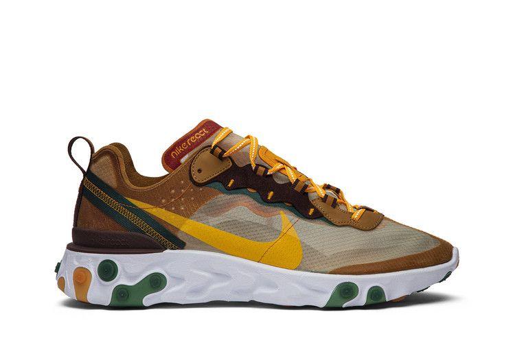 Men's Sneakers Nike React Element 87 Orange Peel Pale Ivory/Orange Peel