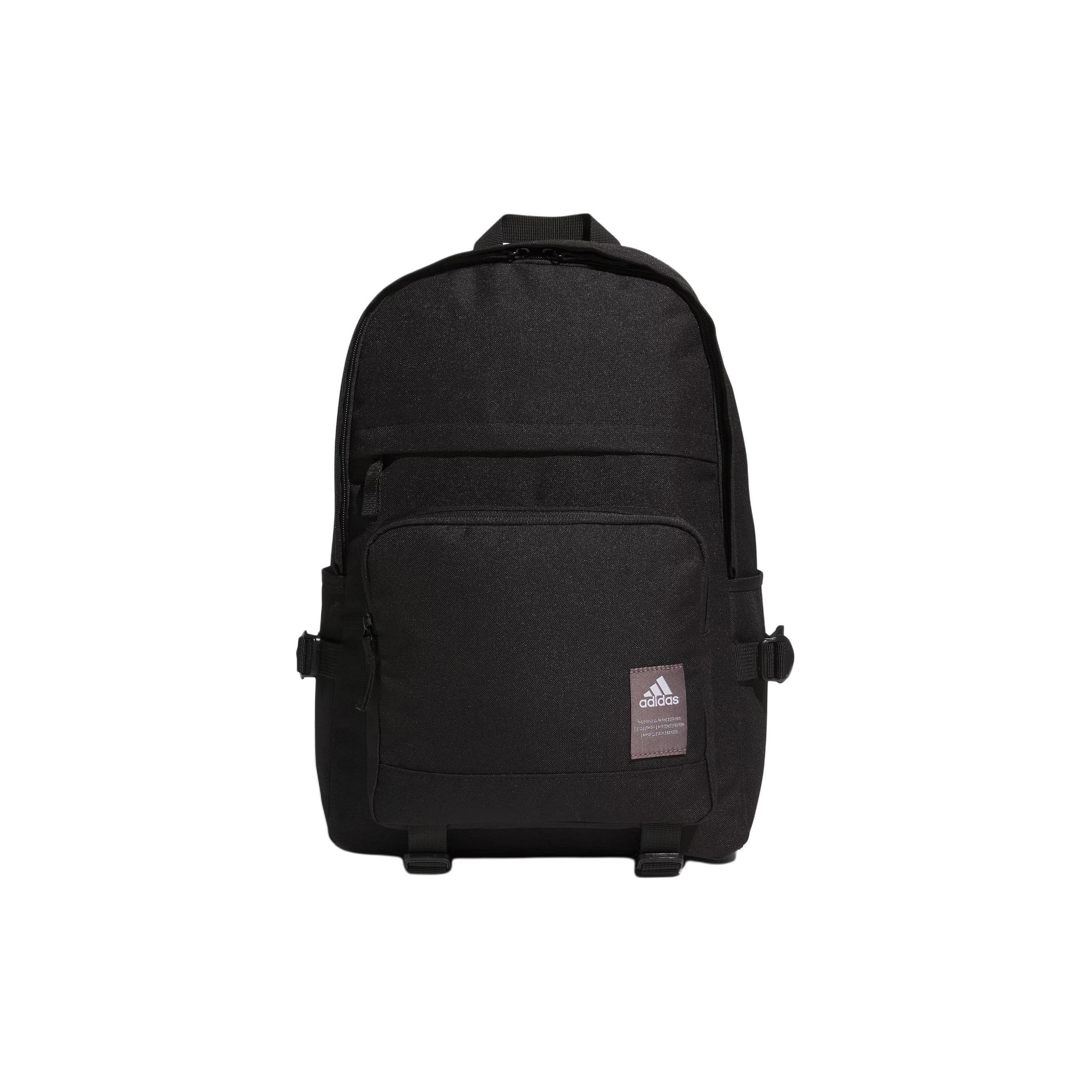 Adidas Must Haves Multi-Pocket Classic Large Capacity Recycled Polyester Backpack Unisex Backpack Black IM5288 Black