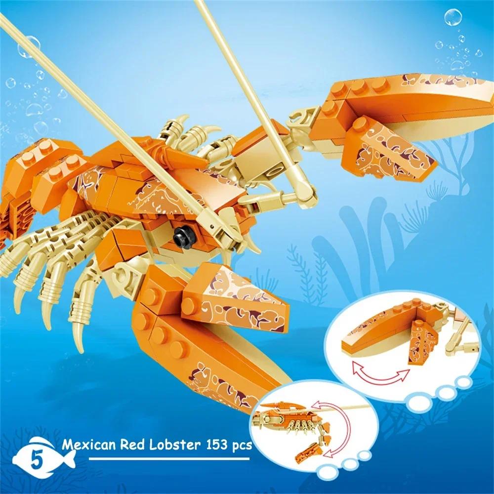 Dragonfl Insects Mini Building Blocks Kit - STEM Educational Ocean Animal Toy for Kids Enhance Creativity & Marine Life Learning