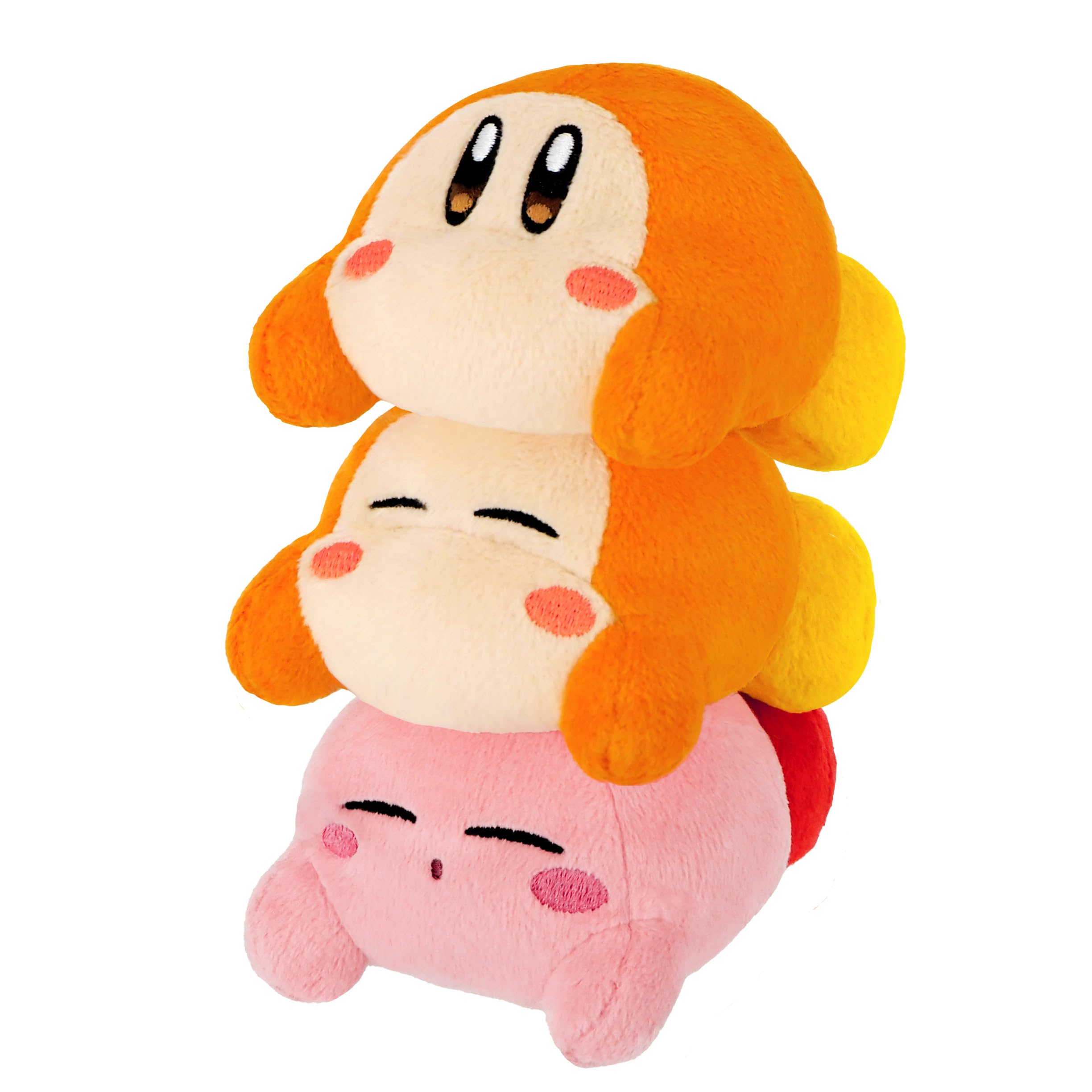

Sanei Boeki Kirby of the Stars Kirby Play with Waddle Dee Incredibly Stackable Plush Toy Set of 3 B W8 x D8 x H15cm Plush Toy KPWW05