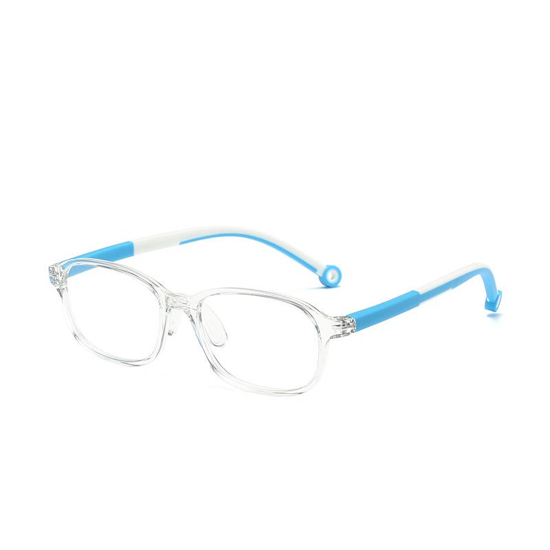 Children's TR90 Prescription Glasses Frame for Boys & Girls, Anti-Blue Light, Minimalist, Ages 8-12