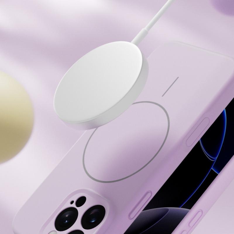 Flytande Silikon Slim Magnetiskt Telefonfodral För iPhone 16 Plus 15 Pro Max 14 Pro 13 12 11 Linsskydd Mjuk Stötsäker Matt för Magsafe Baksida