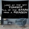 Lil Peep Tapestry Wall Hanging Black Sky Art Hippie Tapitz Mysterious Dormitory Aesthetic Room Home Decor