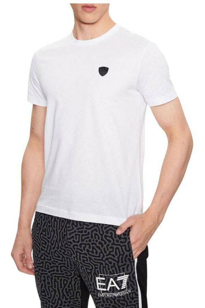 Emporio Armani Men's Cotton T-shirt White Short Sleeve, Size XL